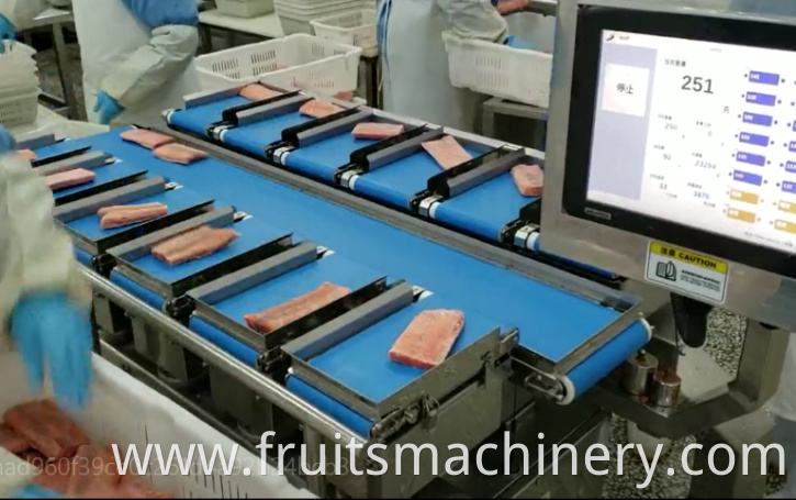 Fruits And Vegetables Weighing And Packaging Machine